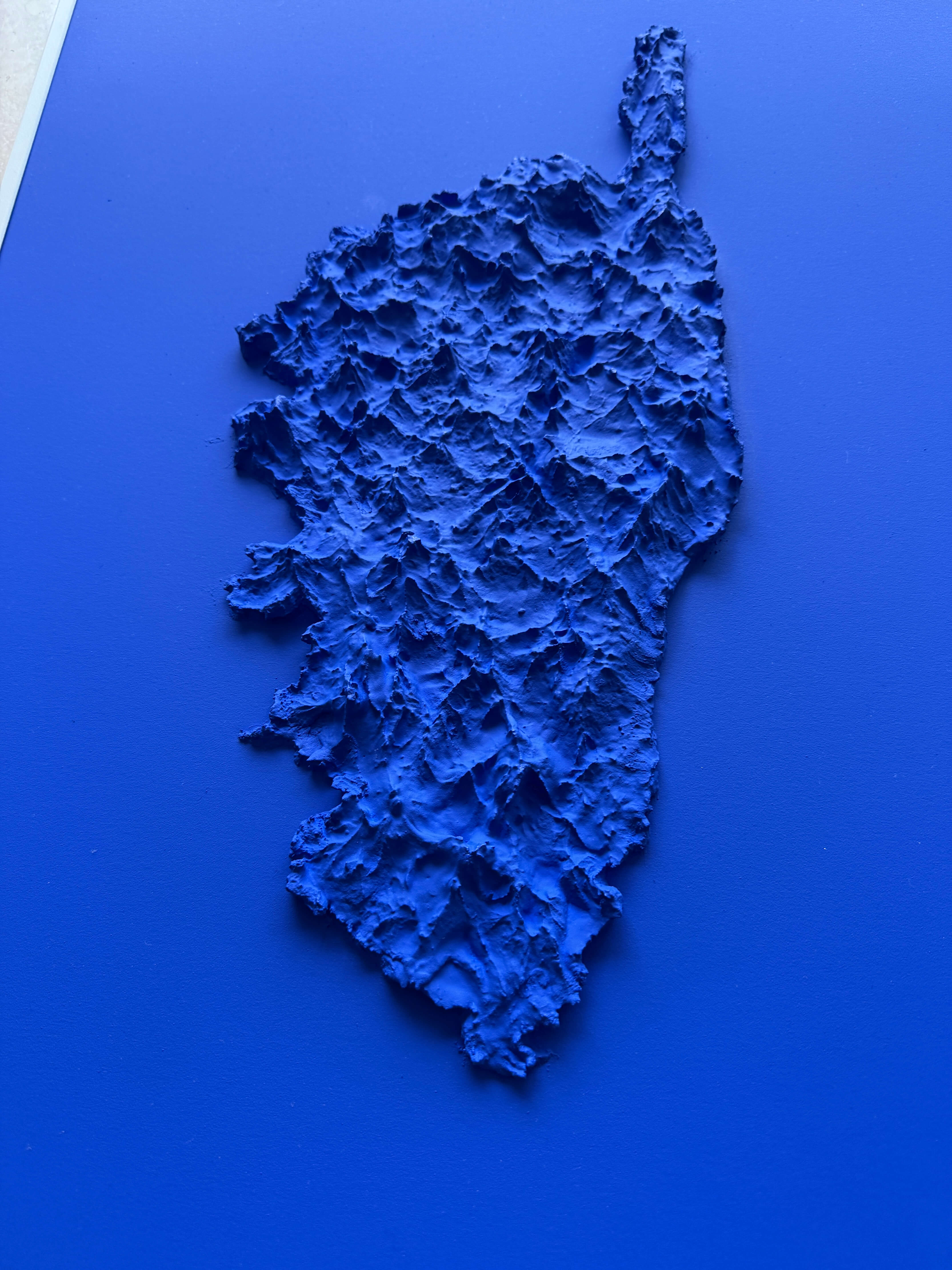 Klein Blue Corsica Map Table