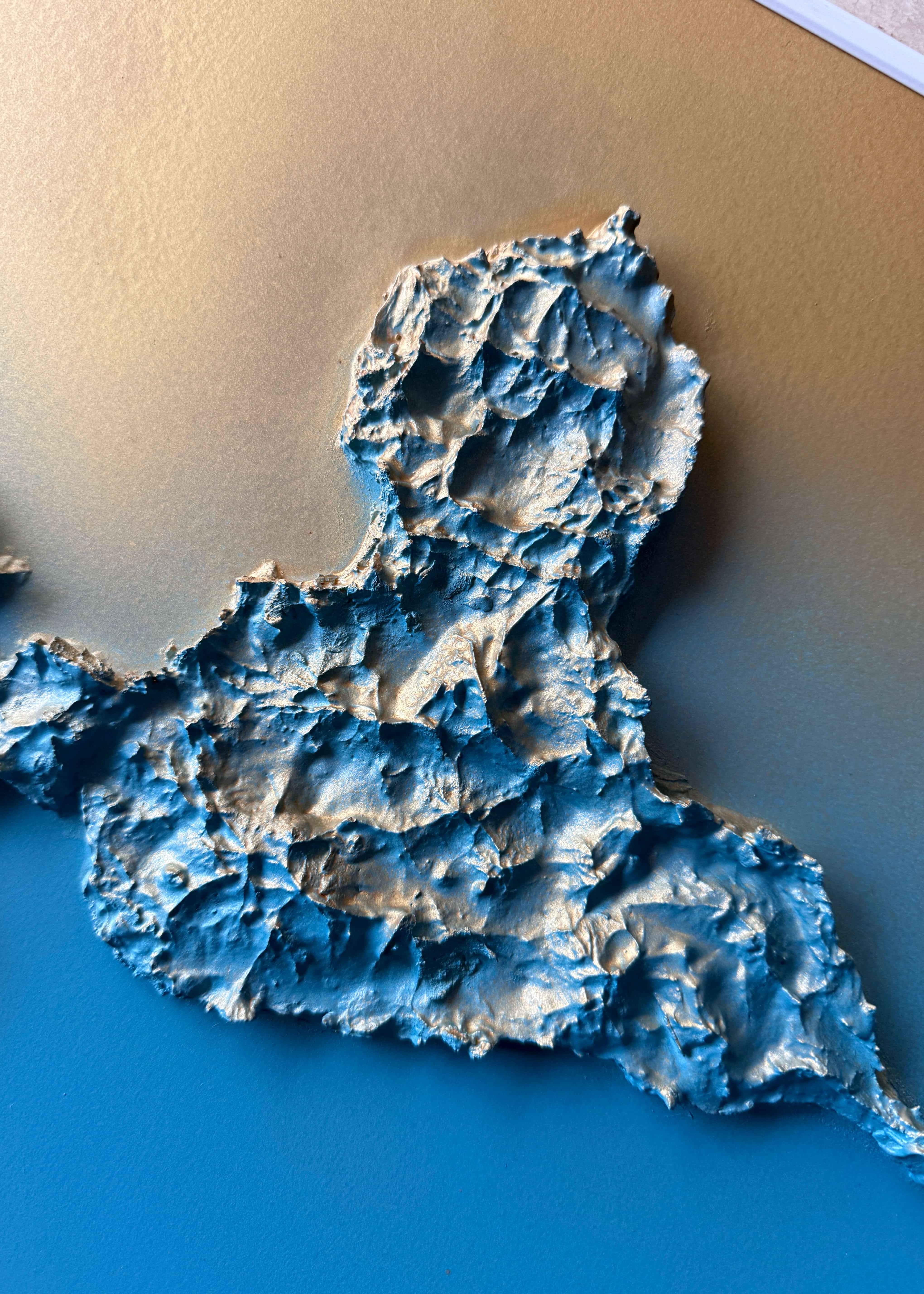 Sunny Guadeloupe map table