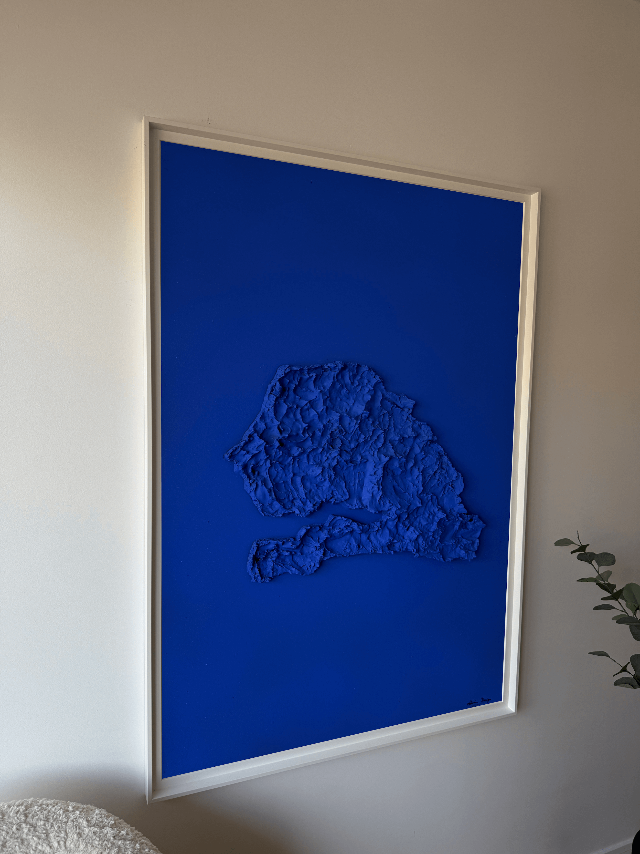 Senegal relief map table