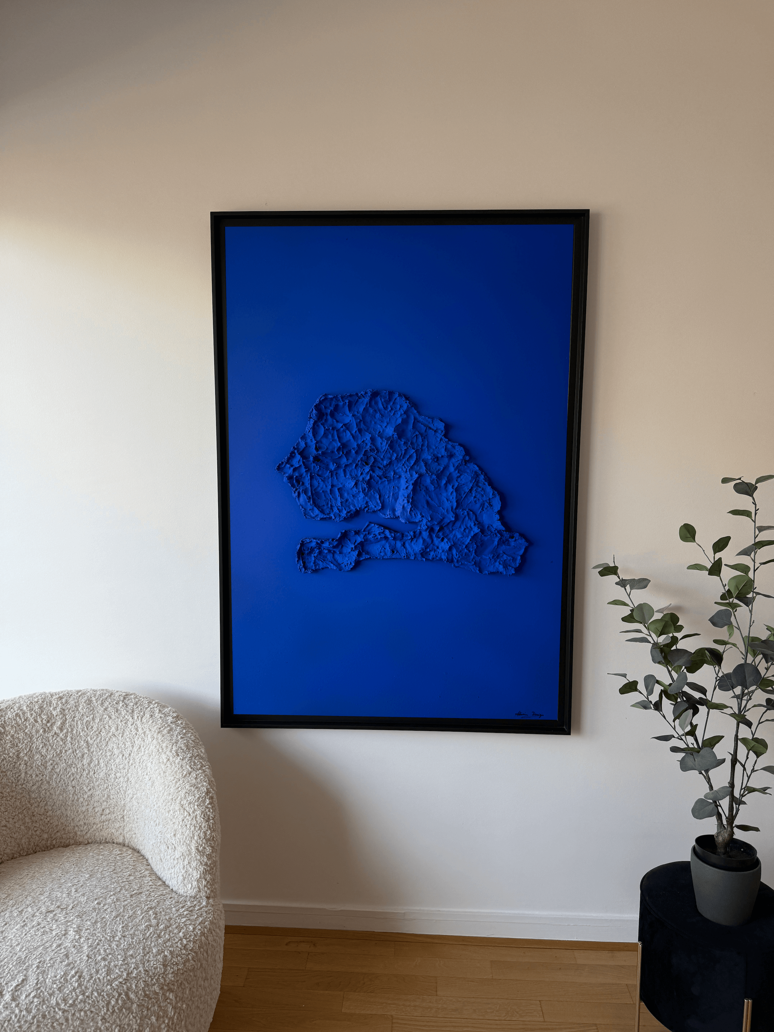 Senegal relief map table