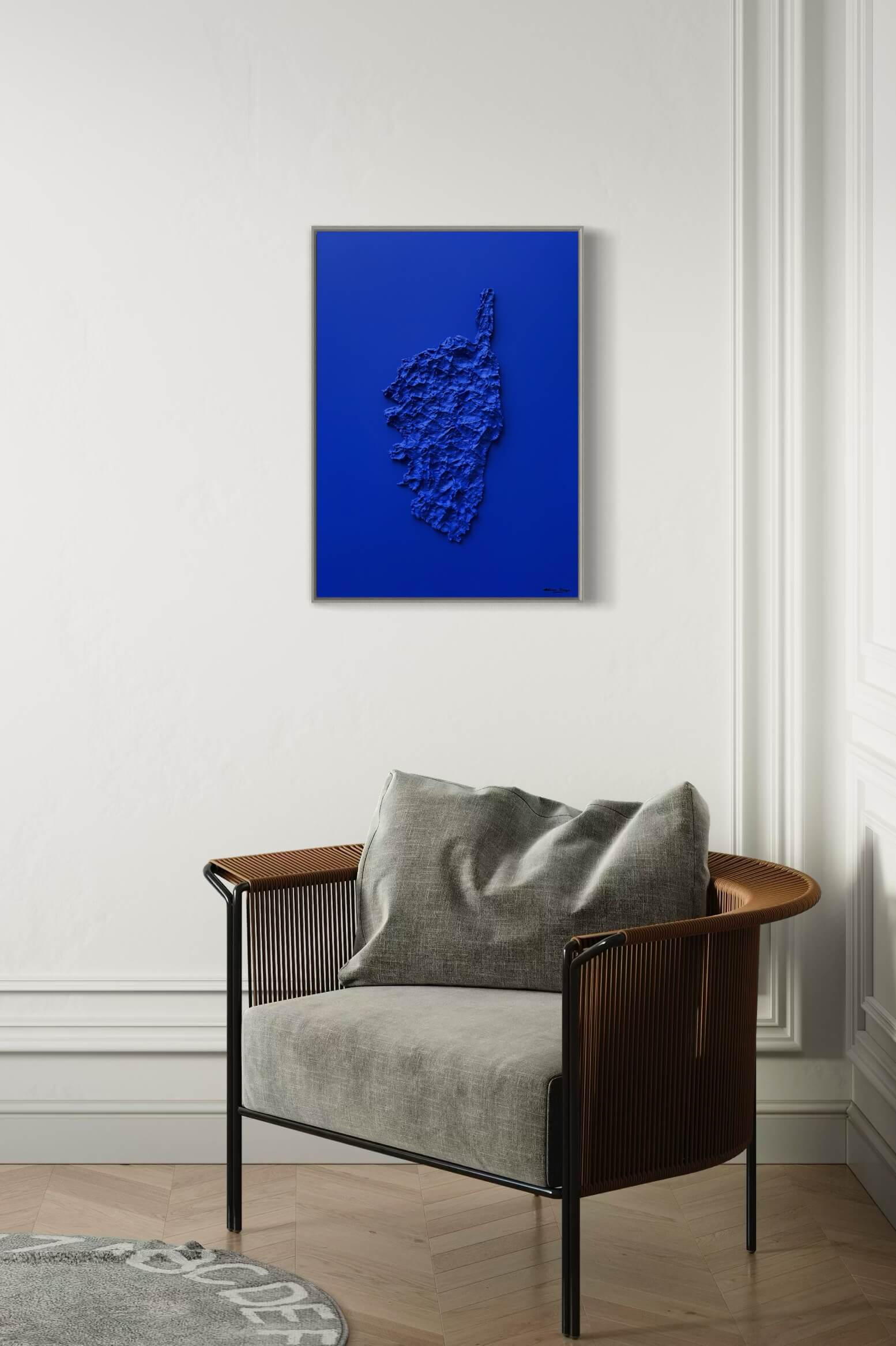 Klein Blue Corsica Map Table