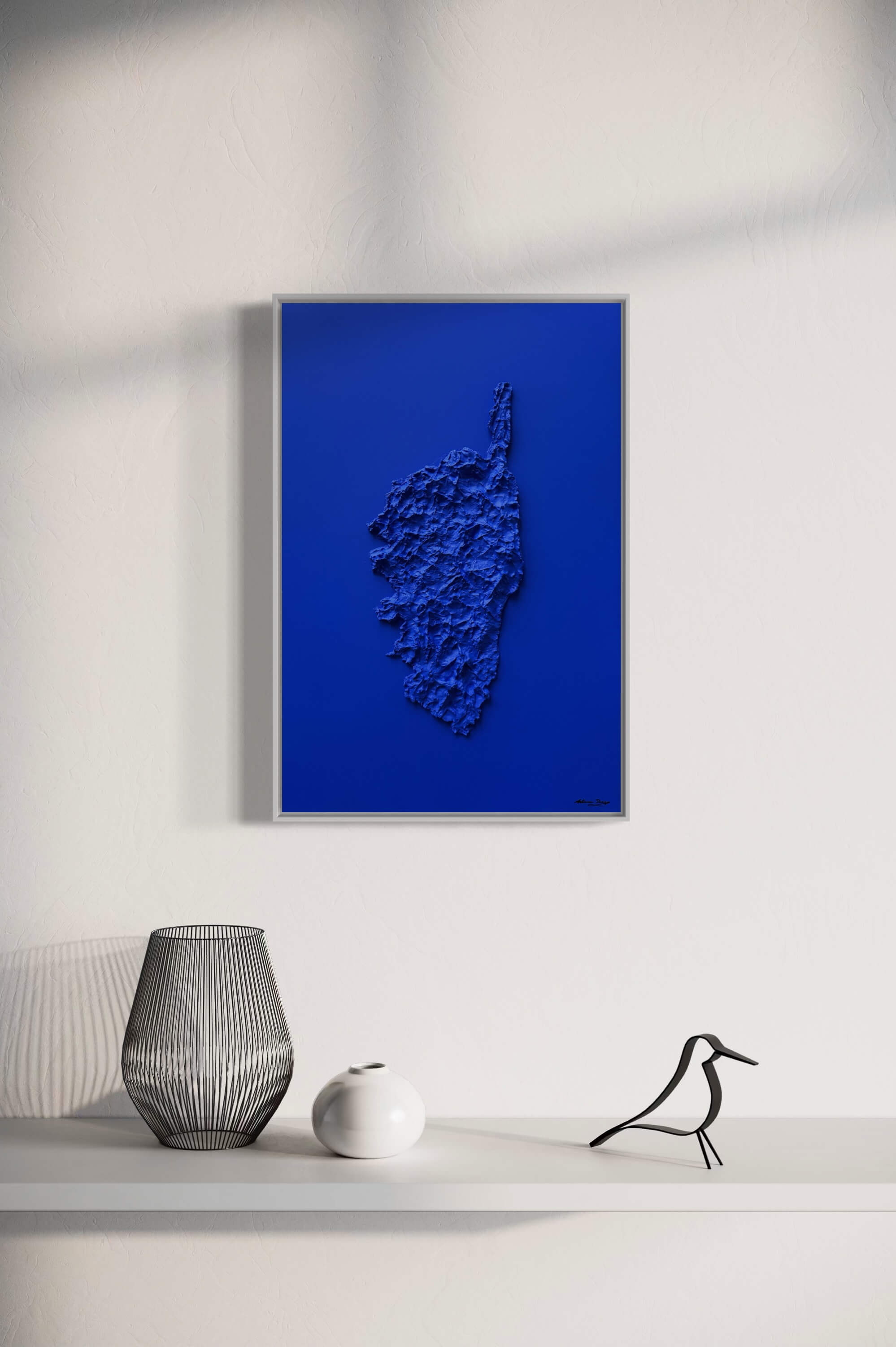 Klein Blue Corsica Map Table