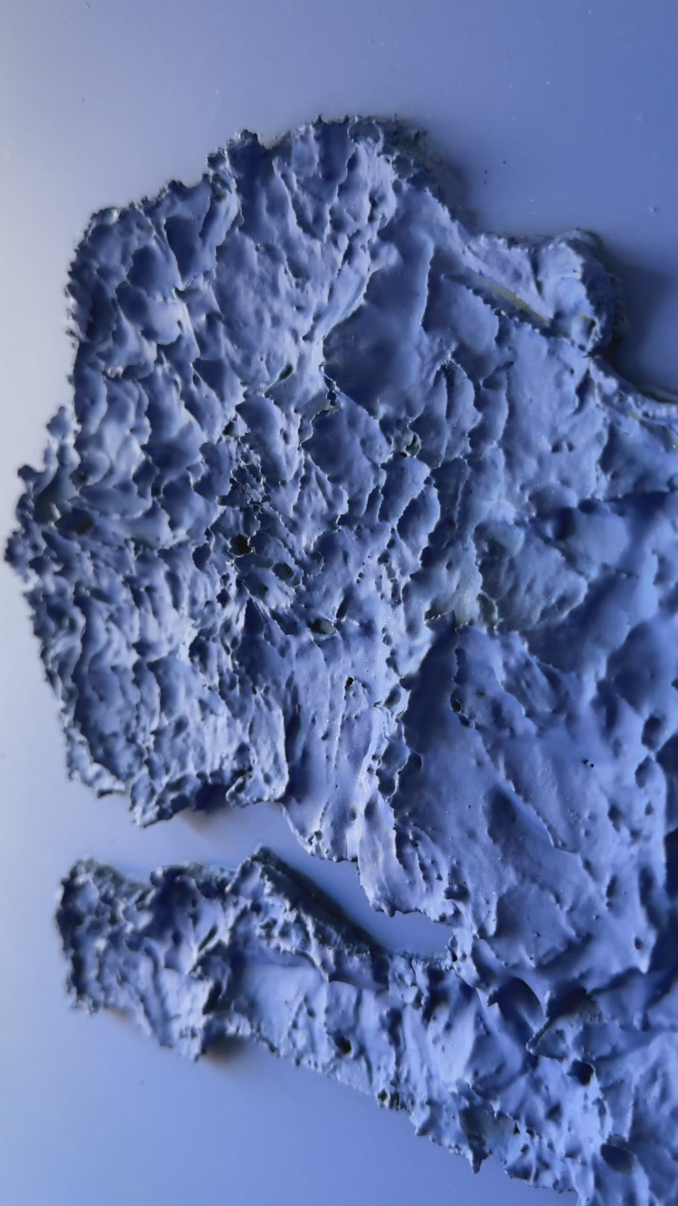 Senegal relief map table