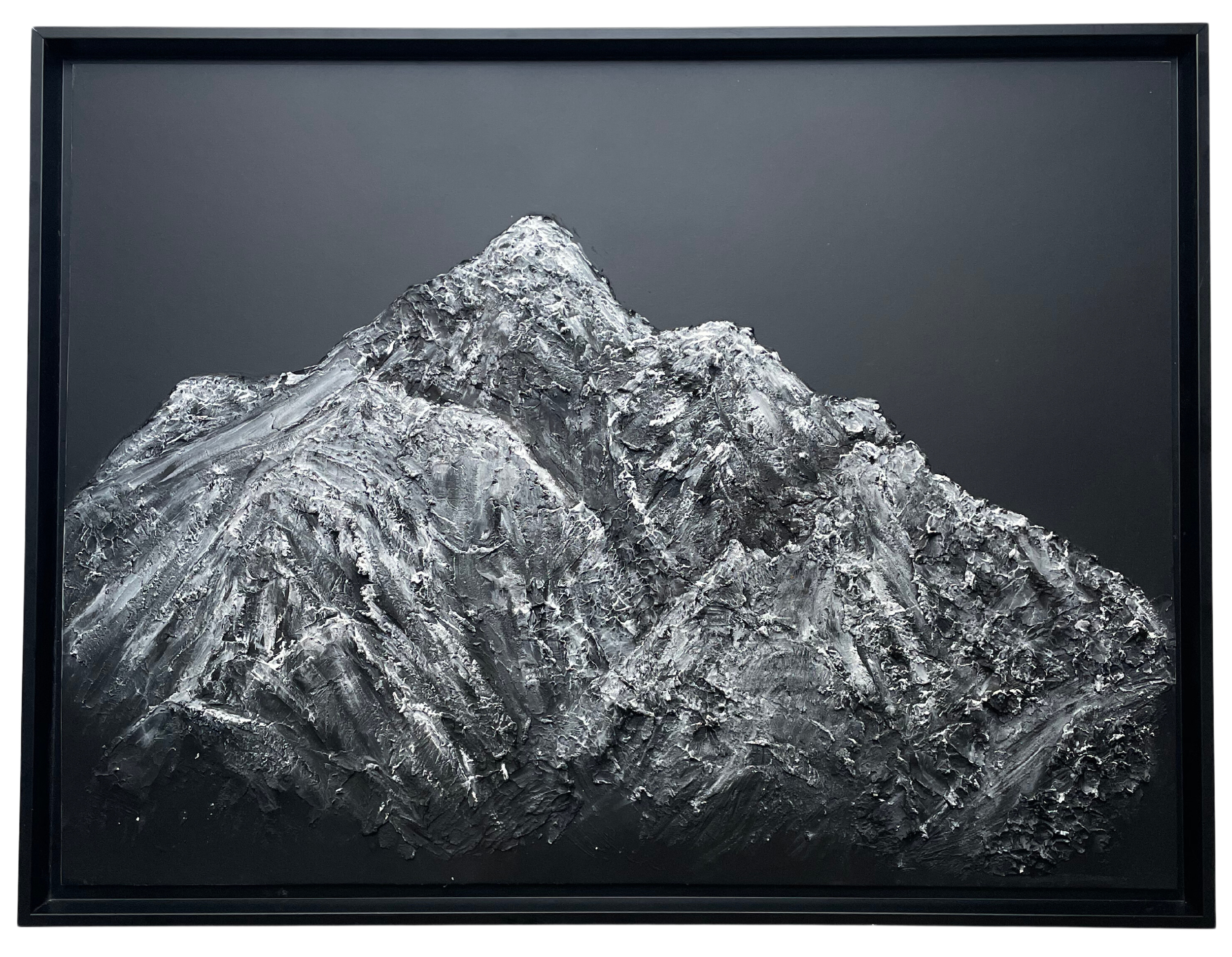 Painting inspired by the Vanoise massif, the Alps