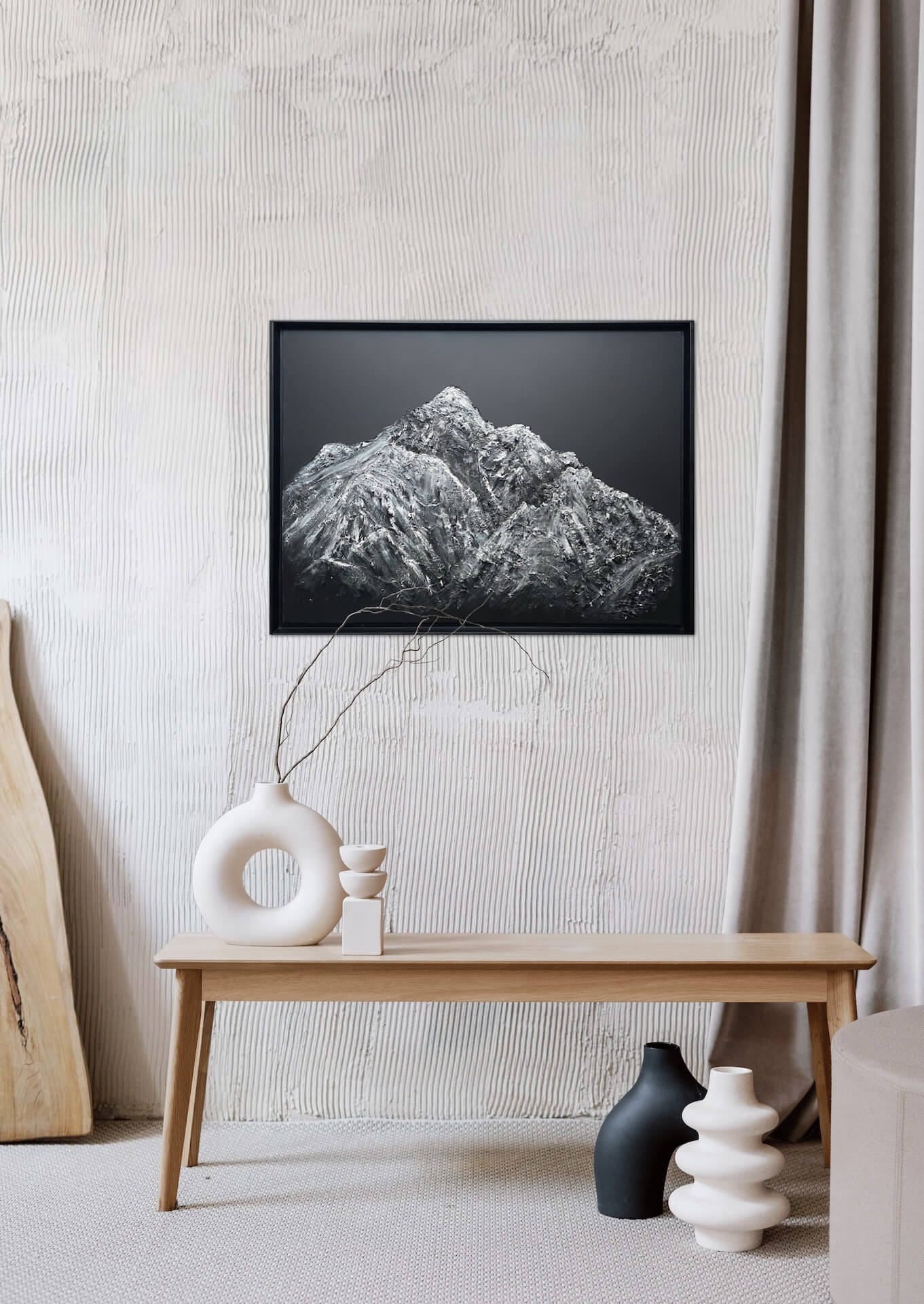 Painting inspired by the Vanoise massif, the Alps