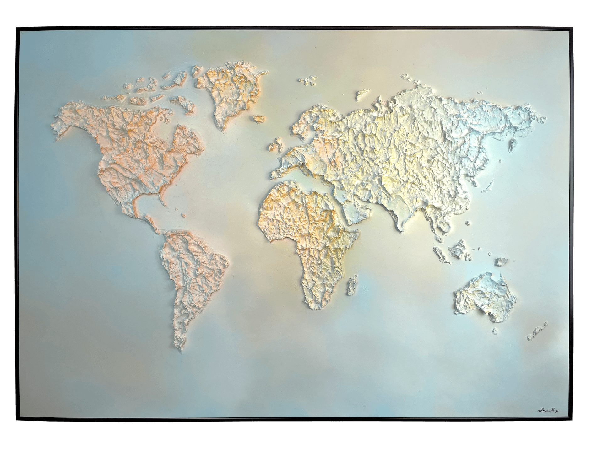 Rainbow World Map Table
