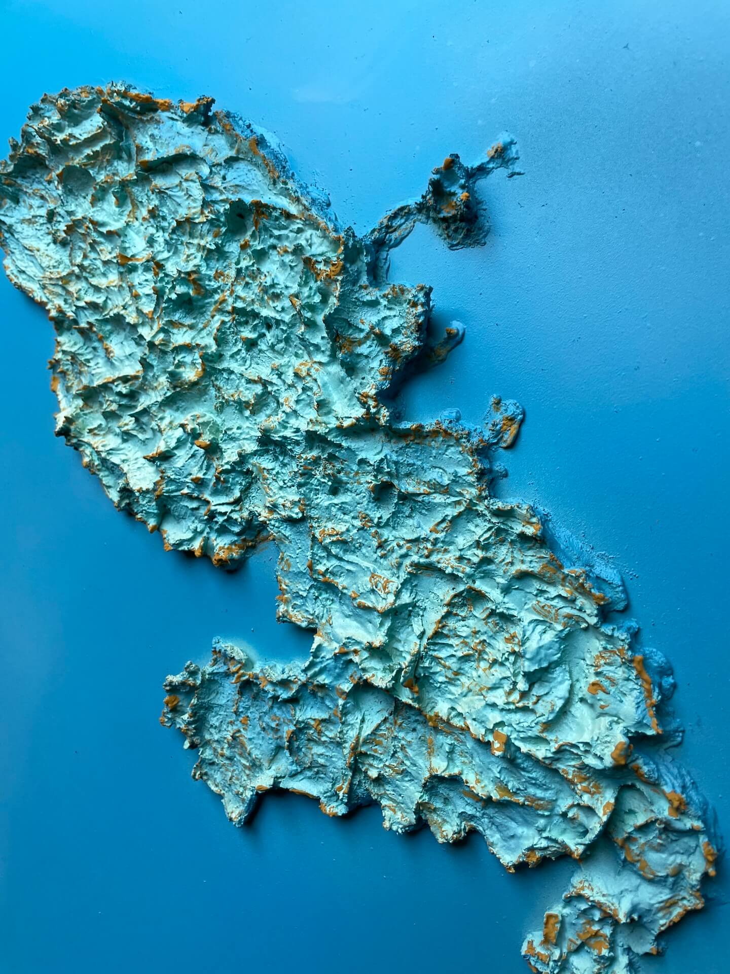 Martinique relief painting
