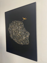 Charger l&#39;image dans la galerie, Tableau carte de la Réunion en relief

