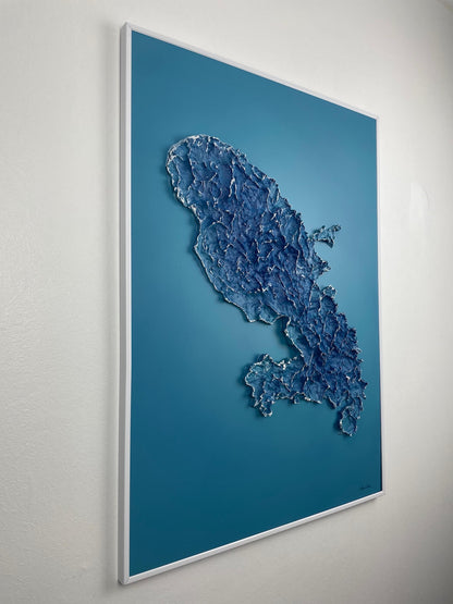 tableau martinique en relief 5070