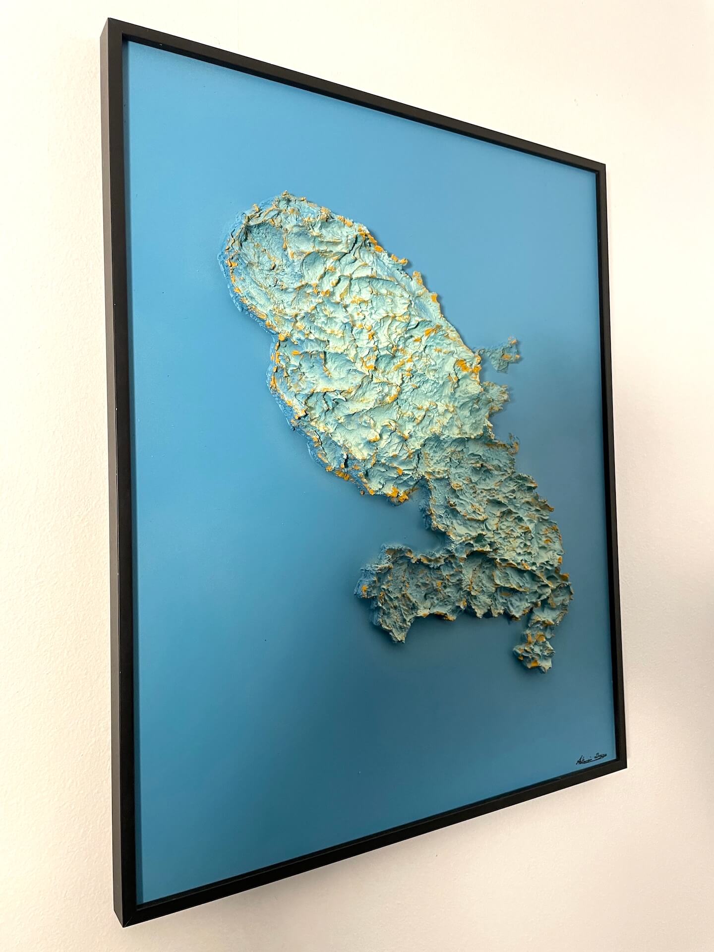 Martinique relief painting